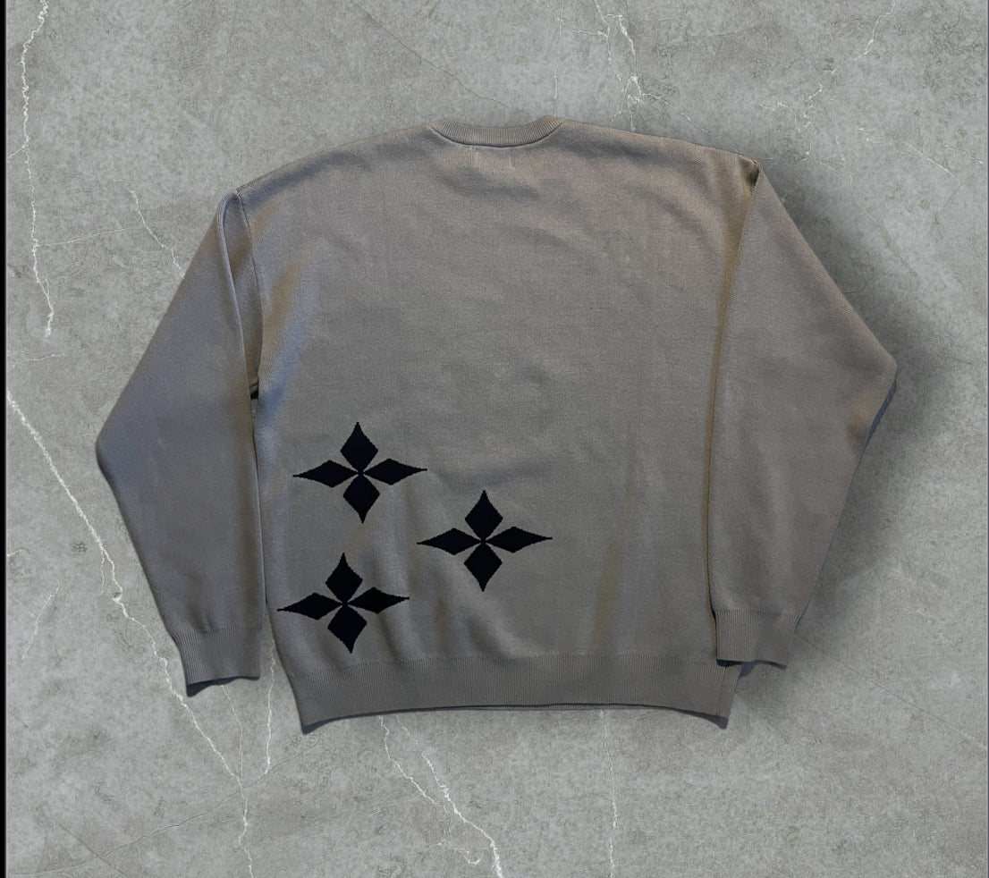 Diamond knit GREY
