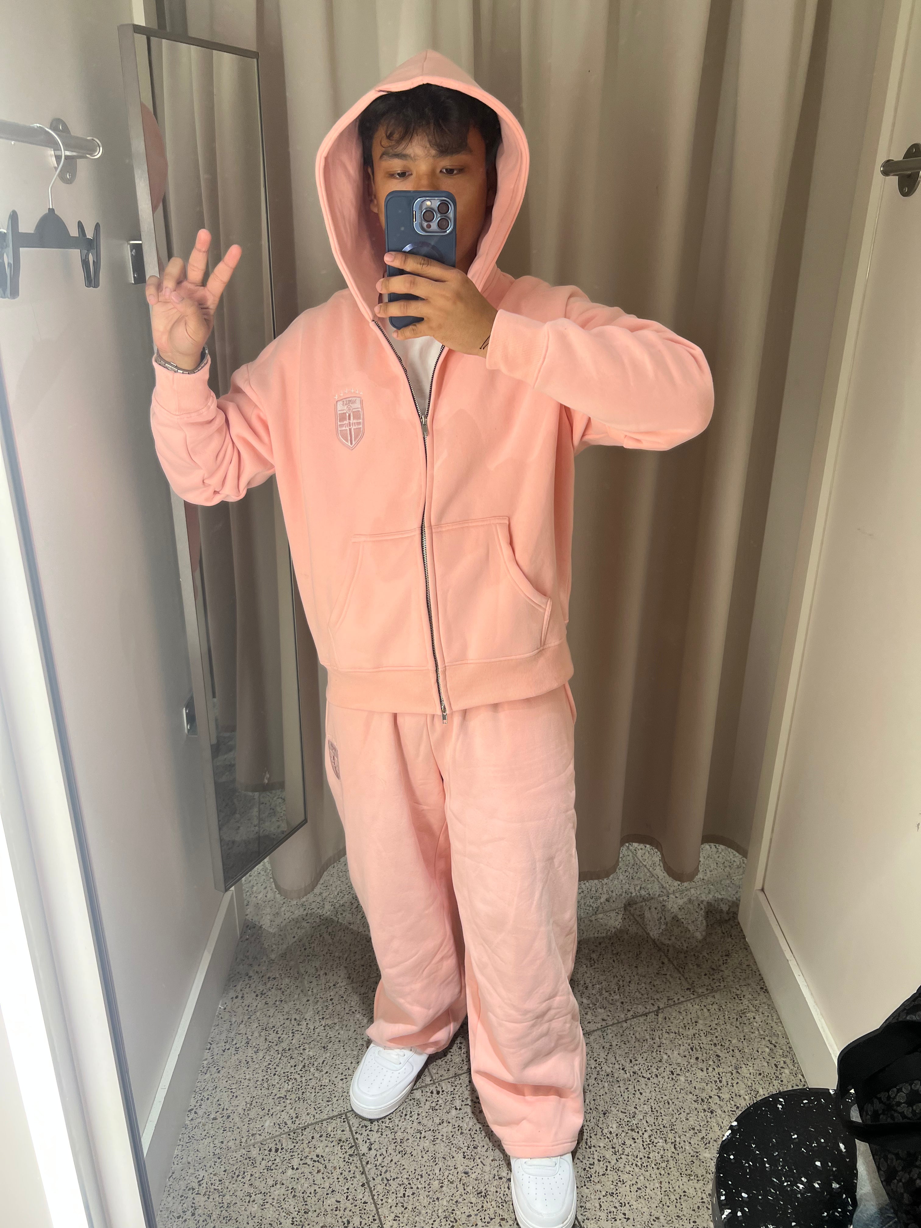 Pink Zip Hoodie
