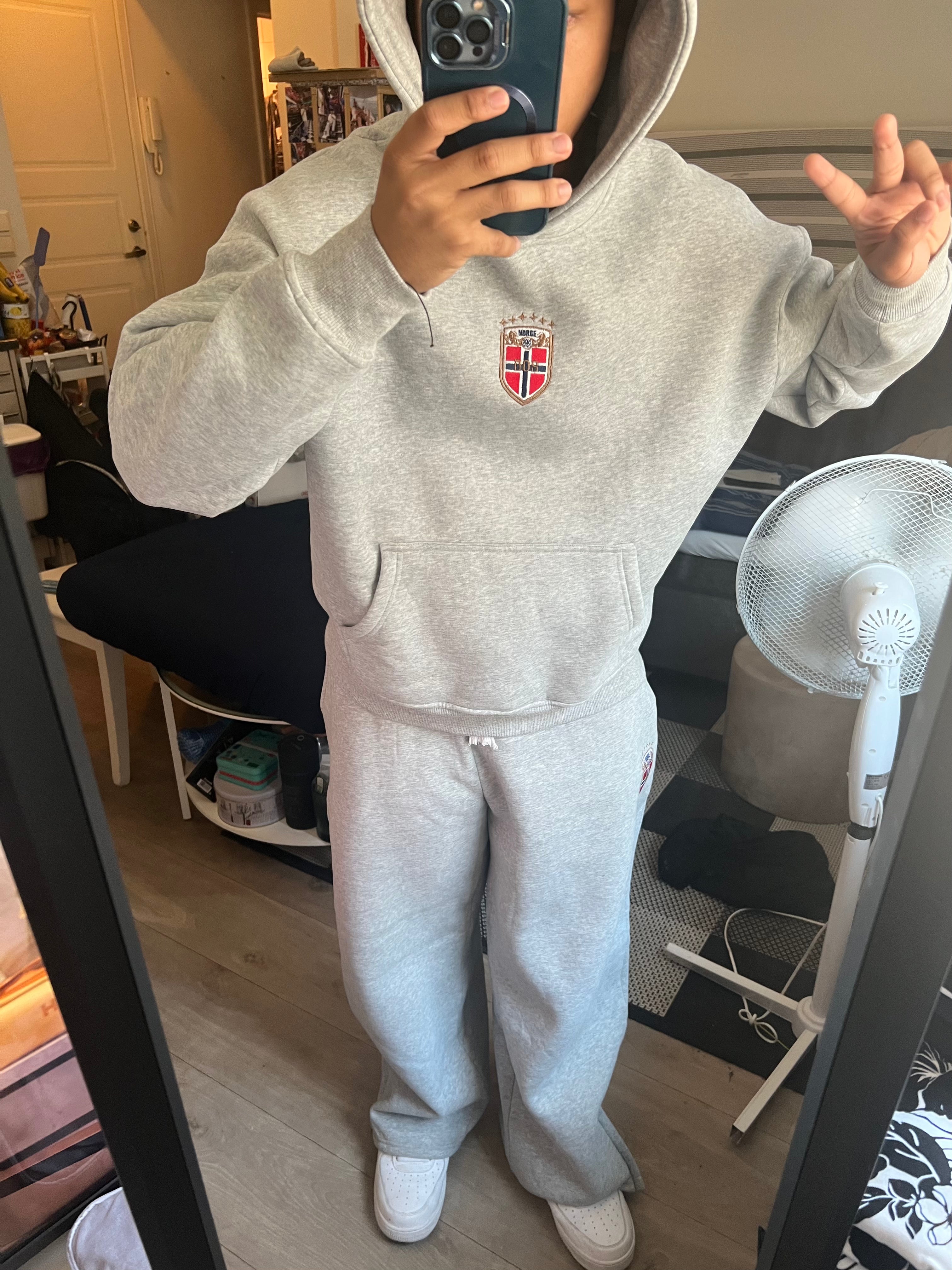 Norway HOODIE / PANTS SET ( GREY )