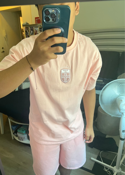Norway TEE / SHORT SET ( PINK )