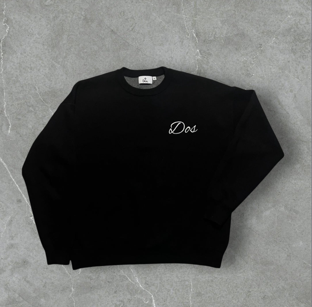 Diamond knit BLACK