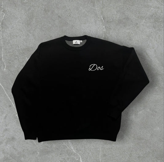 Diamond knit BLACK