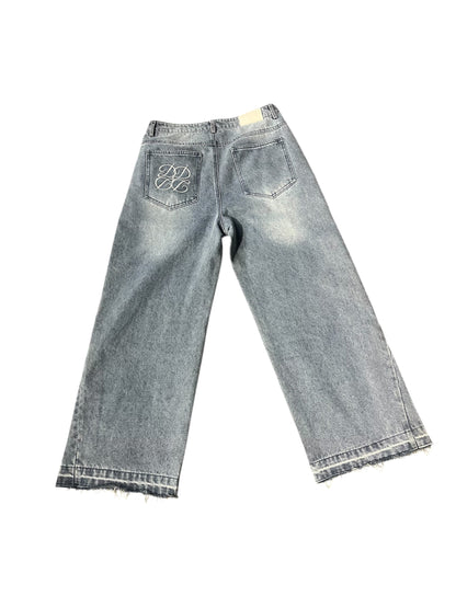 Flared baggy jeans