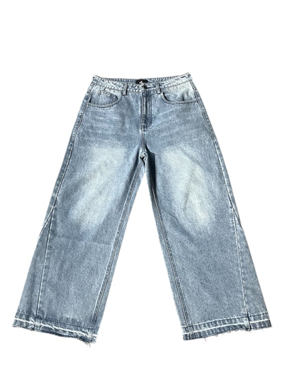 Flared baggy jeans